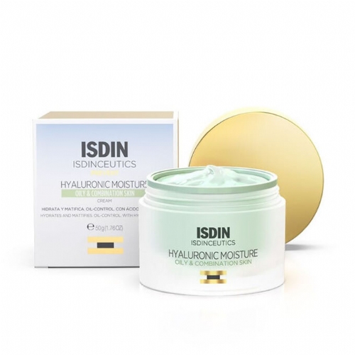 Isdinceutics hyaluronic moisture oily & combination skin (1 envase 50 g)