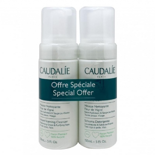 Caudalie duplo espuma limpiadora 150ml