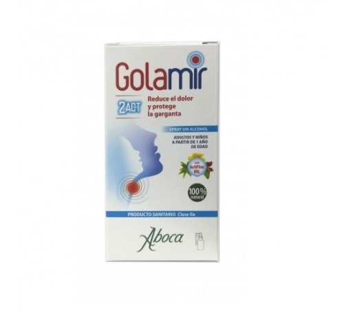 Golamir 2act spray sin alcohol (30 ml spray)